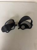 Pair of 1/2" Shaft Exercise Bike Pedals with Adjustable Straps – Compatible with Upright & Recumbent Stationary Bikes