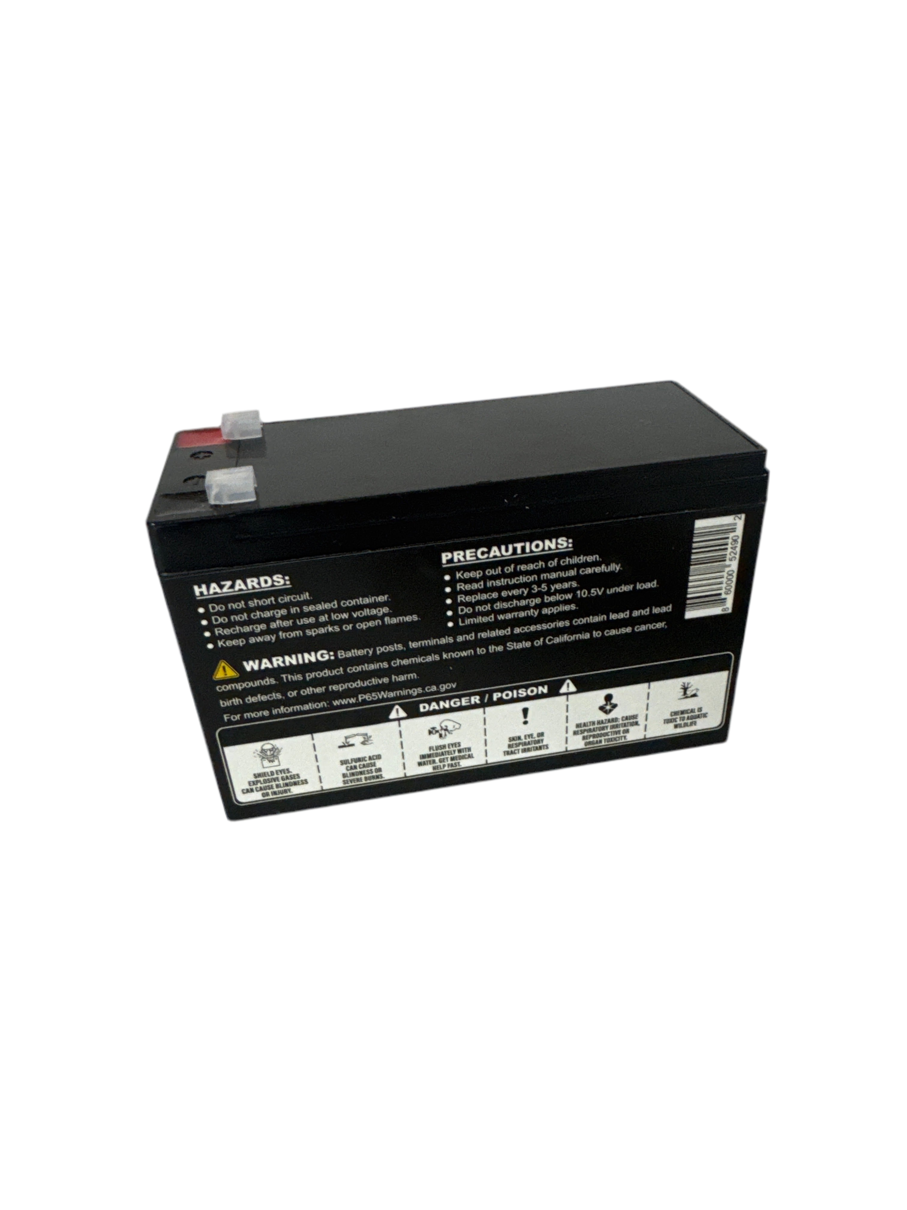 12V 7Amp Battery - (NEW)
