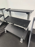 Paramount FS-24 3 Tier Flat Tray Dumbbell Rack - Fits 5-75lb Hex Set ￼