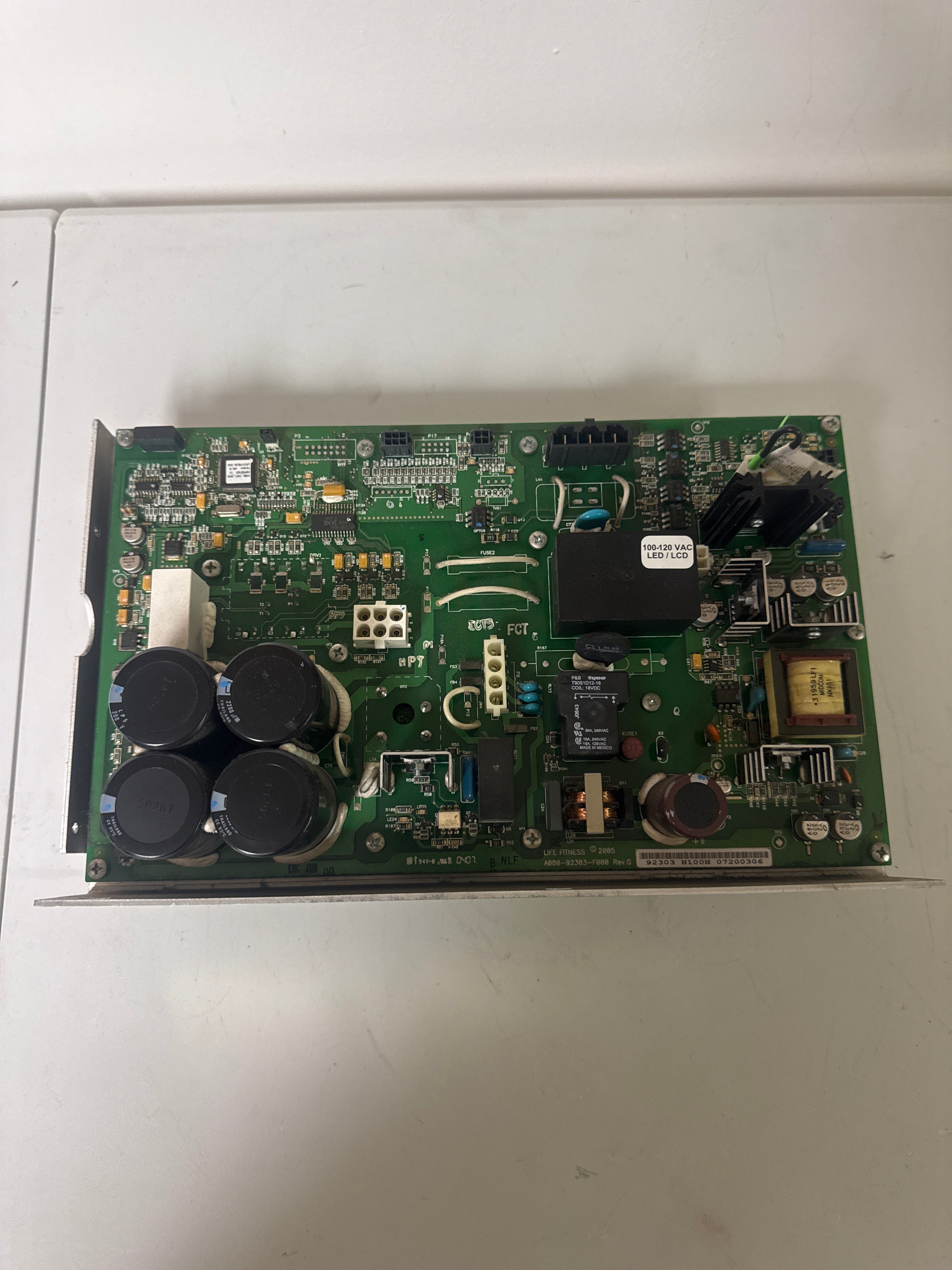 Life Fitness MCB - Motor Control Board 100/120 VAC - OEM: A080-92303-F000
