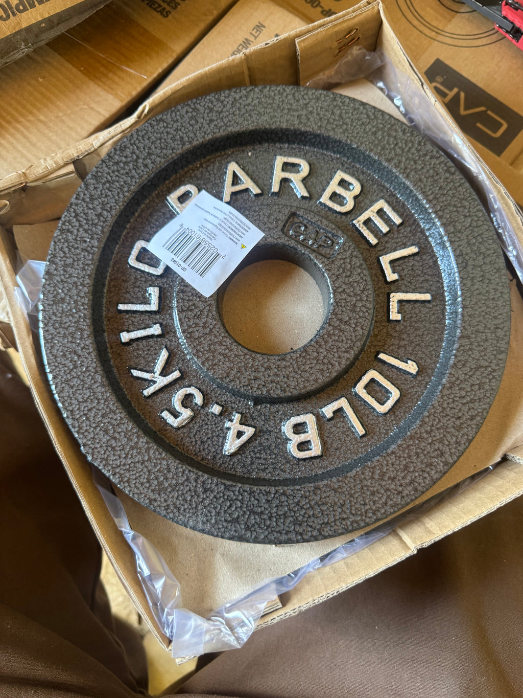 CAP Barbell 10lb Cast Iron Olympic Plate Set