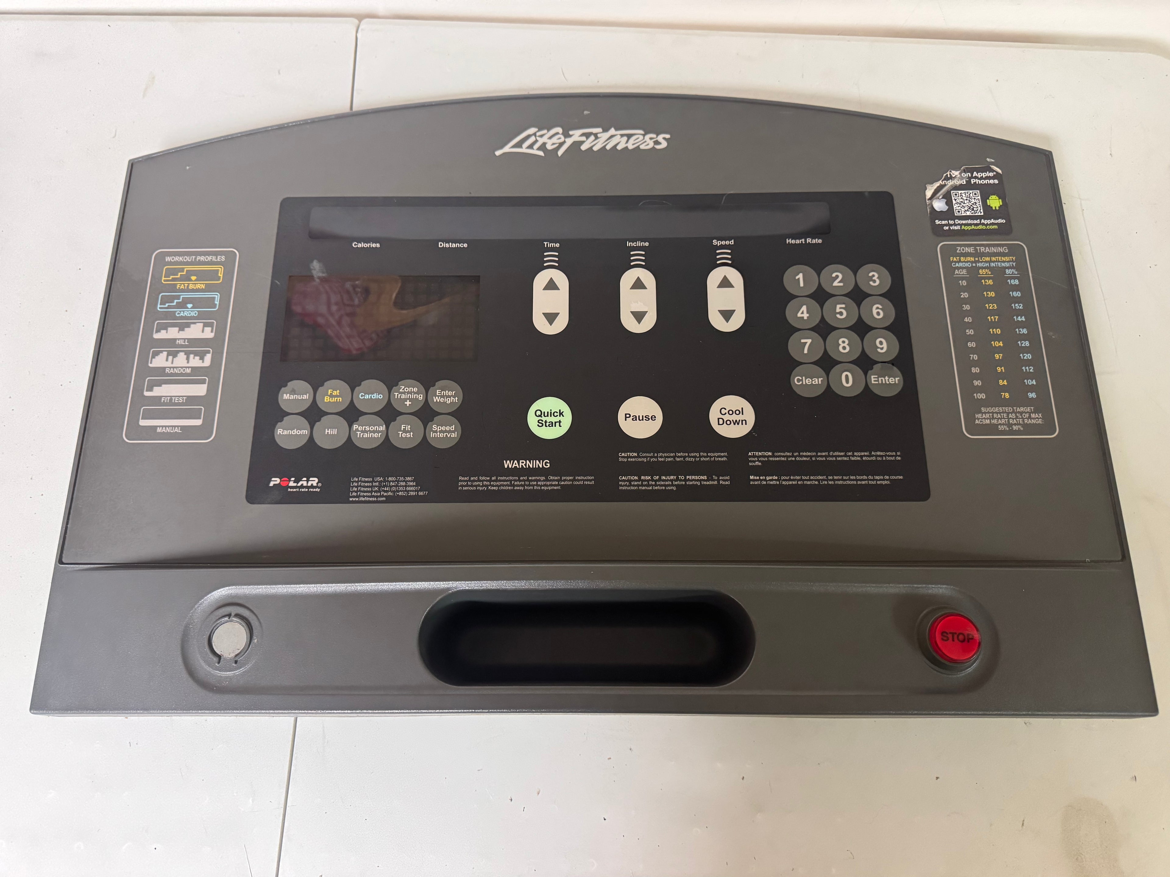 Life Fitness 95Ti Console Assembly