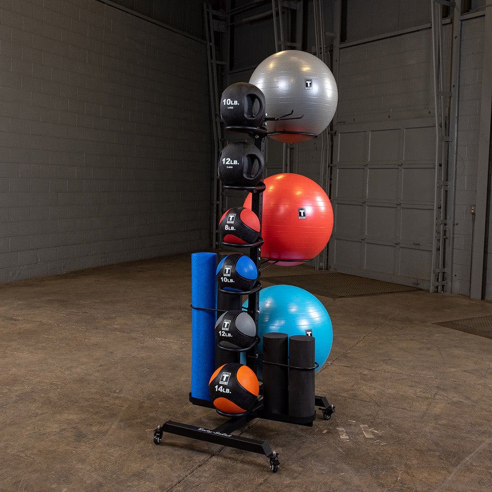 Body-Solid GAR100 Mobile Multi Accessory Rack