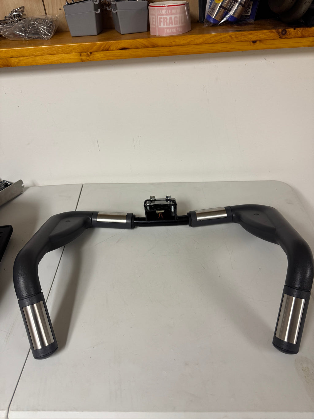 Used Cybex 750C Handlebar / Heart Rate Grip Assembly – OEM Part #AX-21406