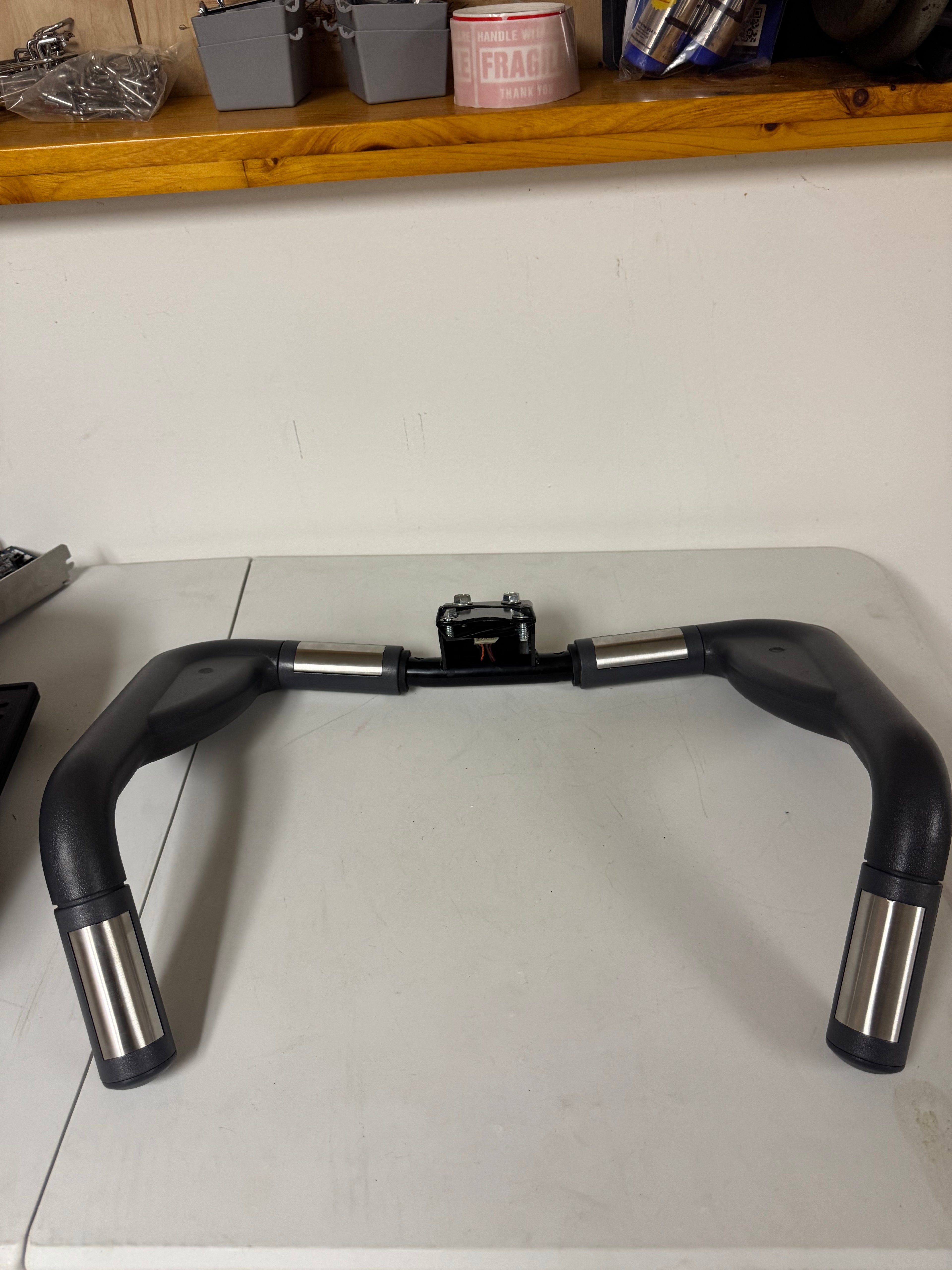 Used Cybex 750C Handlebar / Heart Rate Grip Assembly – OEM Part #AX-21406