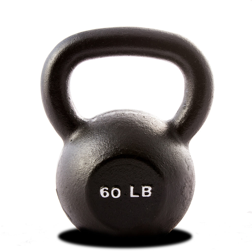 York Barbell Kettlebell Rack With 5-80lb Kettlebell Set